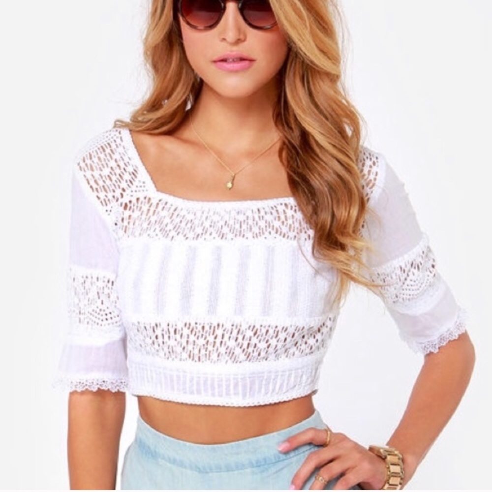 Billabong Designer’s Closet Sunset Faire Crop Top